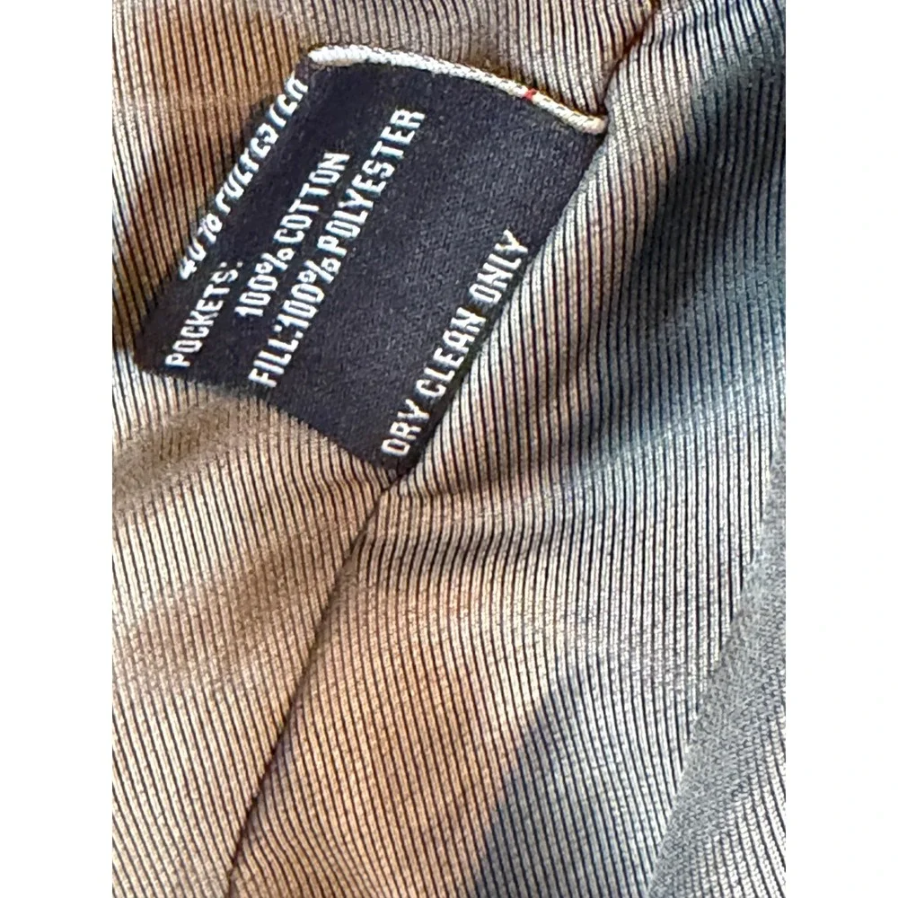 Guess‎ Mens Gray Wool Blend Pea Coat Double Breasted Heavyweight Winter Jacket L